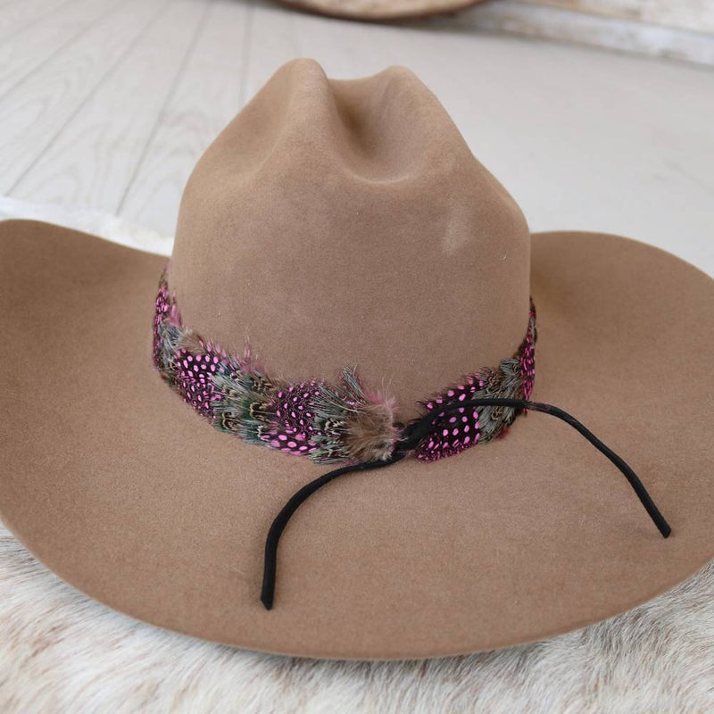 Western Feather Hat Band - Fancy