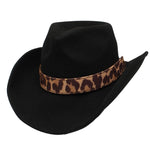 Western Leopard Hat Band