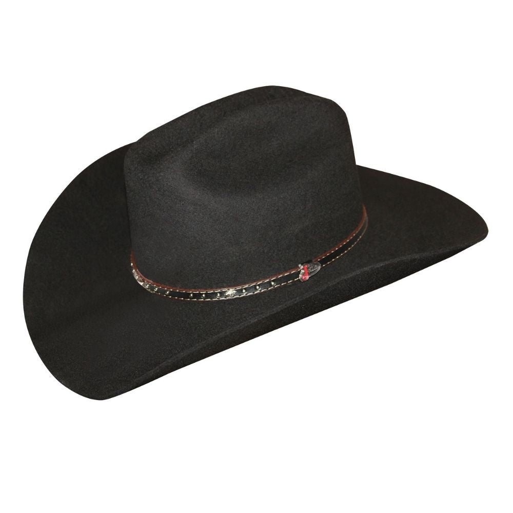 Justin 2X – Hat Willow Hat Hills Lane Wool Cowboy Black