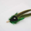 Western Feather Hat Pin Green