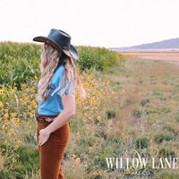 Patriotic Men's Straw Cowboy Hat | Stampede | Longhorn Skull