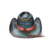 Women's Straw Cowboy Hat | Stampede | Turquoise