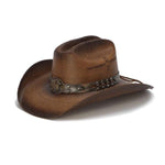 Women's Straw Cowboy Hat | Stampede | Horse Lover | Brown