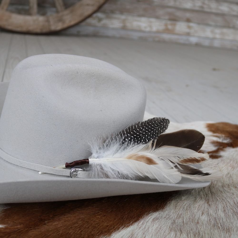 hyde着 Roen feather hat Feather Hat Accent - Cheyenne – Willow Lane Hat Co.