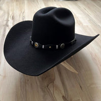 Larry Mahan 3X Black Wool Cowboy Hat - Oplin