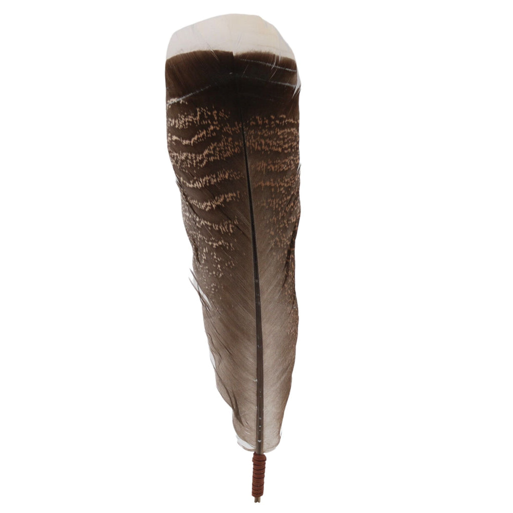 Turkey White Stone Hat Feather