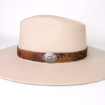 Cowhide Hat Band - Brown Brindle