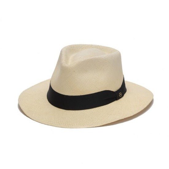 Straw Fedora Hat | Austral | Ribbon Band | Dean