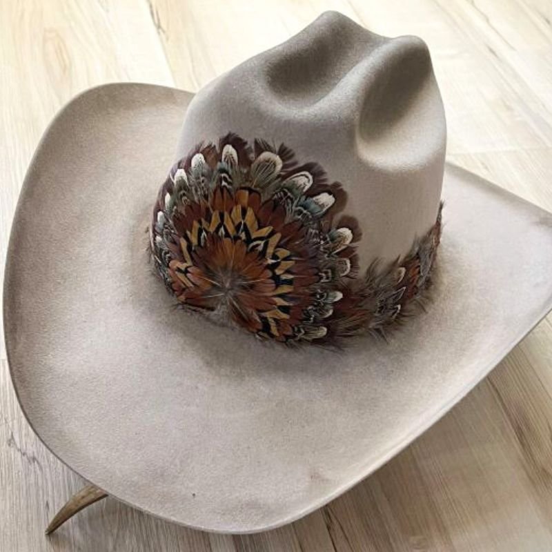 Western Feather Hat Band - Rowan
