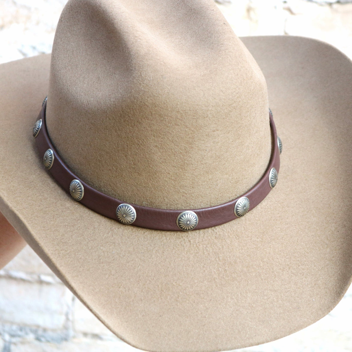 Handcrafted Deerskin Leather Hat Band