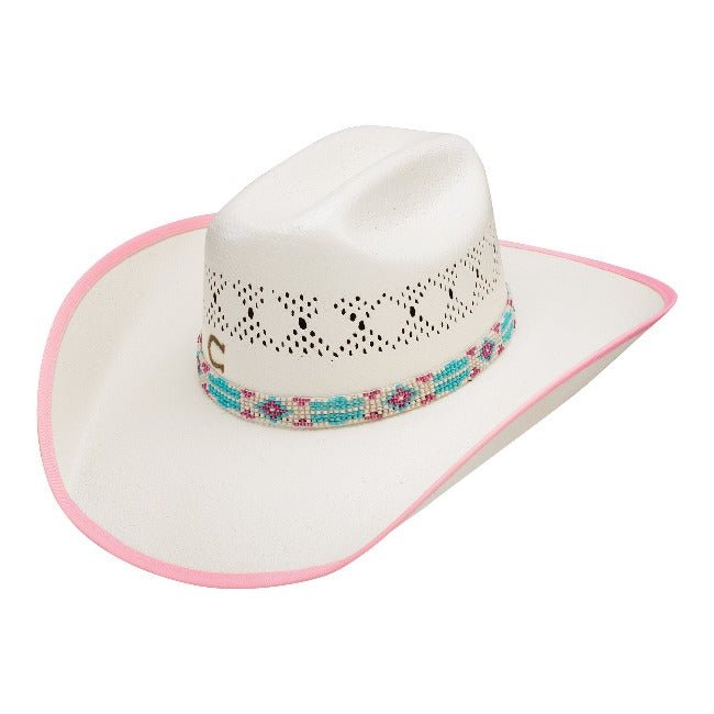 Charlie 1 Horse Gracie Jr. Girls Straw Cowboy Hat