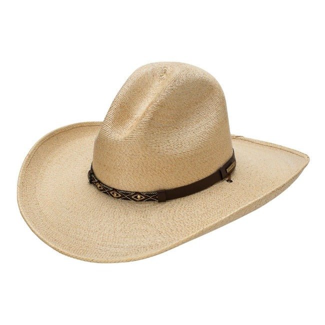 Stetson Gus Palm Leaf Straw Cowboy Hat - Calhoun